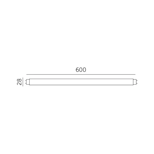 tub LED T8 9W 60cm 6500K LED2B, alb rece, 900lm, CRI≥80, KOBI-001320