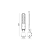 LED stradal corp de iluminat CYOTO 50W 4000K LX Kobi Premium, alb natural, 5000lm, CRI≥80, IP65, KOBI-001581