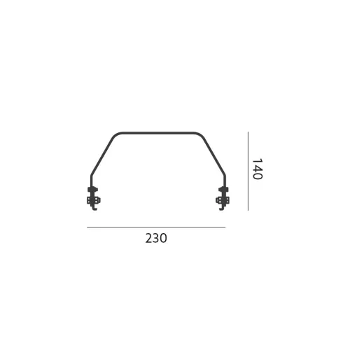 Fogantyú LED NINA HB 100W Kobi lámpához, KOBI-001717