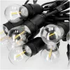 Ghirlandă BAJA LED ghirlandă luminoasă set 10x1W 10m E27 Kobi Design, 2700K, alb cald, 500lm, CRI≥80, IP44, KOBI-002218
