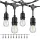 Ghirlandă MIMOSA LED ghirlandă luminoasă set 10m 10x1W E27 10W, 2700K, alb cald, 500lm, CRI≥80, IP44, KOBI-002321
