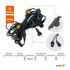 Girland MIMOSA LED ghirlandă luminoasă 2 10m 10xE27 IP44, KOBI-002326