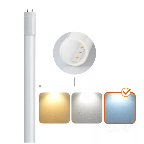 tub LED T8 G2 18W 120cm 6500K Kobi Premium, alb rece, 2880lm, CRI≥80, KOBI-003928