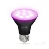 Növénytermesztő LED izzó LED PLANTY B E27 7W E27 1200K fekete Kobi Design, meleg fehér, 150lm, ≥12, KOBI-004013
