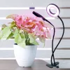 LED növénynevelő lámpa VITARO RING 2 csiptetős 8W – Kobi Design, 1200K, meleg fehér, 180lm, KOBI-004015