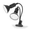 LED növénynevelő lámpa LED PLANTY CLIP W DUO 1xE27 fekete Kobi Design, KOBI-004018
