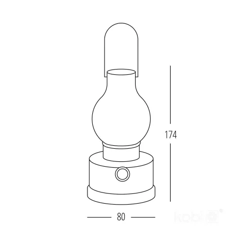 lampă LED MPR 3000K LED2B, alb cald, CRI≥70, KOBI-004133