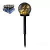 solar LED GLOBE de înfipt în sol de grădină lampă 3000K IP44 LED2B, 0,12W, alb cald, CRI≥70, KOBI-004494