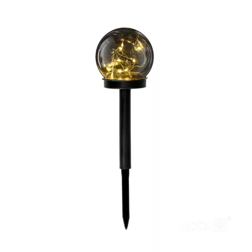 solar LED GLOBE de înfipt în sol de grădină lampă 3000K IP44 LED2B, 0,12W, alb cald, CRI≥70, KOBI-004494