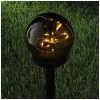 solar LED GLOBE de înfipt în sol de grădină lampă 3000K IP44 LED2B, 0,12W, alb cald, CRI≥70, KOBI-004494