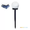 solar LED de înfipt în sol de grădină lampă SPHERE G2 10cm 4000K IP44 LED2B, 0,06W, alb natural, CRI≥70, KOBI-004512