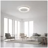 de tavan LED lampă cu ventilator VENTELUX 24W+15W 3CCT alb Kobi Windstar, 1550lm, CRI≥80, KOBI-004592