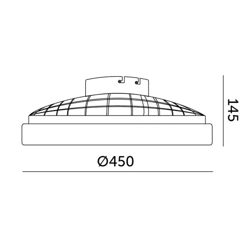 de tavan LED lampă cu ventilator VENTELUX 24W+15W 3CCT alb Kobi Windstar, 1550lm, CRI≥80, KOBI-004592