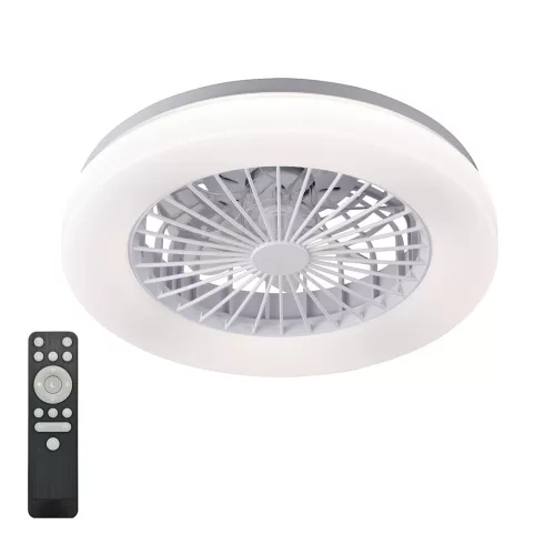 de tavan LED lampă cu ventilator VENTELUX 24W+15W 3CCT alb Kobi Windstar, 1550lm, CRI≥80, KOBI-004592