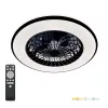 de tavan LED lampă cu ventilator VENTELUX 48W+15W 3CCT negru Kobi Windstar, 1300lm, CRI≥80, KOBI-004593