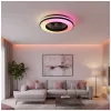 de tavan LED lampă cu ventilator VENTELUX 48W+15W 3CCT+RGB Kobi Windstar, CCT + RGB, 1300lm, CRI≥80, KOBI-004594