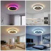 de tavan LED lampă cu ventilator VENTELUX 48W+15W 3CCT+RGB Kobi Windstar, CCT + RGB, 1300lm, CRI≥80, KOBI-004594