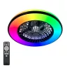 de tavan LED lampă cu ventilator VENTELUX 48W+15W 3CCT+RGB Kobi Windstar, CCT + RGB, 1300lm, CRI≥80, KOBI-004594