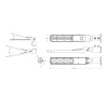 LITE FLAMINGO stradal corp de iluminat 50W 4000K 5000lm gri, alb natural, CRI≥80, IP65, LED line, LL-203792