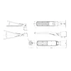 LITE stradal corp de iluminat FLAMINGO 30W 4000K 3000lm negru, alb natural, CRI≥80, IP65, LED line, LL-203815
