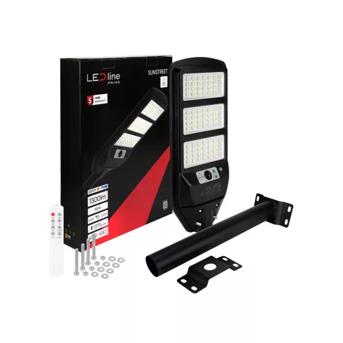 SUNSTREET stradal corp de iluminat 150W 6500K 1300lm IP54 PRIME, alb rece, CRI≥70, LED line, LL-211322