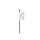 LED szalag click csatlakozó egyes 8 mm-es 2 tűs kábellel, LED line, LL-243479