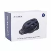 RALLEX női kerékpáros sisak, férfi, állítható, fekete, M 54-58 cm
