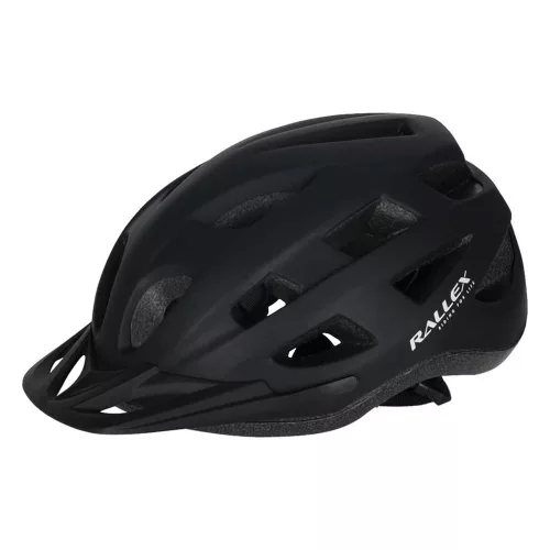 RALLEX női kerékpáros sisak, férfi, állítható, fekete, M 54-58 cm