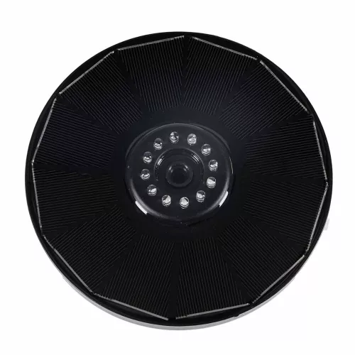 LUARO napelemes szökőkút tóba, kertbe, úszópumpa, LED, RGB, 16 cm