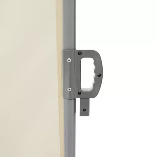 LUARO terasz oldalsó sarok napellenző feltekerhető szúnyogháló 180 x 620 cm bézs