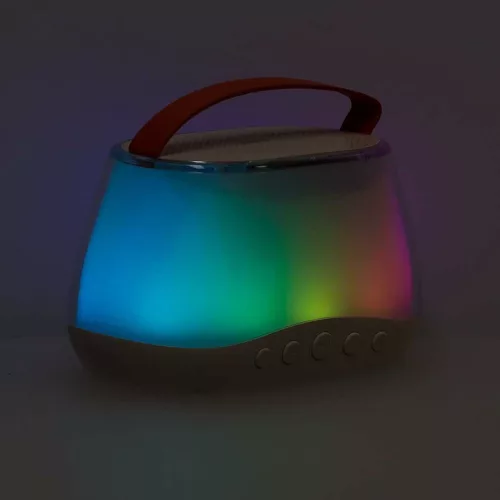 Karaoke szett Bluetooth hangszóró RGB LED 2 USB mikrofonnal