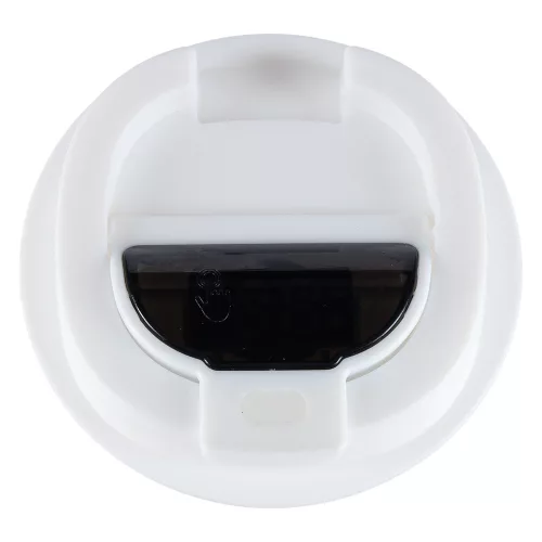 LED-es utazó bögre kiöntővel 500ml fehér