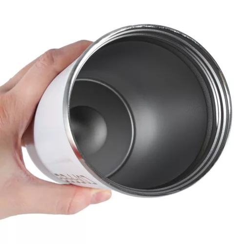 LED-es utazó bögre kiöntővel 500ml fehér