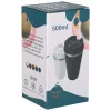 Okos utazóbögre LED kijelzővel, fekete, 500ml