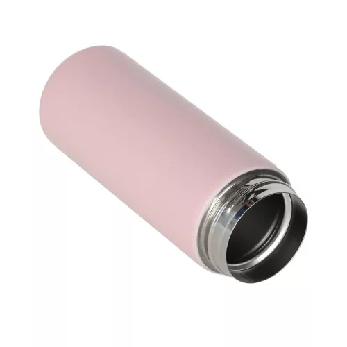 Termosz bögre kiöntővel, LED termosz, 350ml, rózsaszín