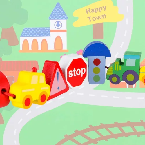 Lemn articol blokkok, deszka, mașini, vehicule