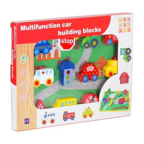 Lemn articol blokkok, deszka, mașini, vehicule