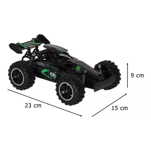 Nagy sebességű, távirányítós kaszkadőr autó 1:18 18km/h 2.4GHz
