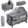 pliabil pătuț de călătorie spațiu de joacărel și pe două niveluri accesoriuălal pentru copii