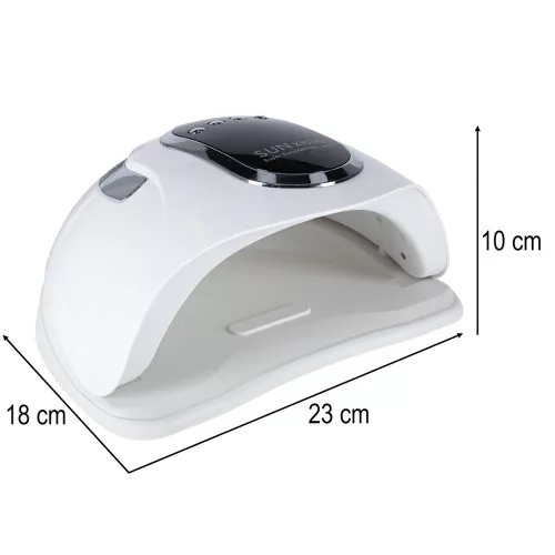 Sun X10 UV 45 LED 280W-os körömlámpa manikűrhöz, hibrid és géllakkokhoz