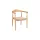 Maron teak étkezőszék 71 x 75 x 101 cm