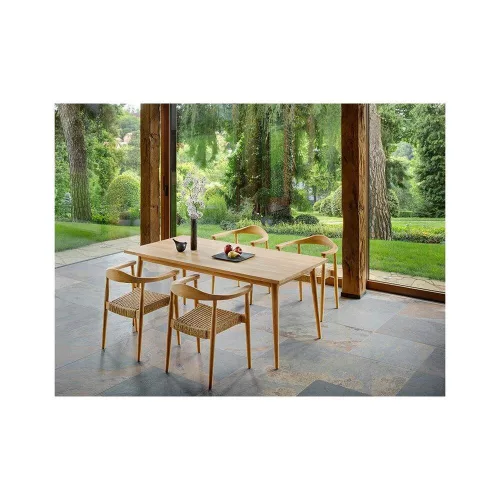 Maron teak étkezőszék 71 x 75 x 101 cm