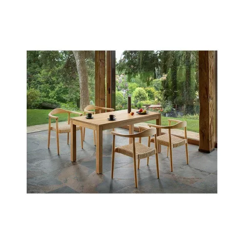 Maron teak étkezőszék 71 x 75 x 101 cm