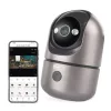 GoSmart Beltéri forgatható kamera IP‑220W wifivel, páncélszürke, fekete, IP21, EMOS, H4062
