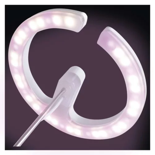 LED növénynevelő lámpa, teljes spektrum, 39 LED, beltéri, időzítővel, dimmelhető, 3100K, 300, 5V DC, CRI>80, fehér, Nap fehér/piros, IP20, EMOS, Z7902