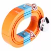 Magnetic cub de construcție pistă de curse tren 65 piese