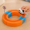 Magnetic cub de construcție pistă de curse tren 65 piese