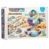 Magnetic cub de construcție pistă de curse mașini 54 piese