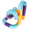 Magnetic cub de construcție pistă de curse mașini 54 piese
