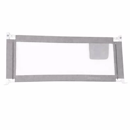 grilaj de pat, protecție, încuietoare, huzatos, 140 cm, gri